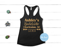 Custom Bachelorette Party Shirts or Tanks